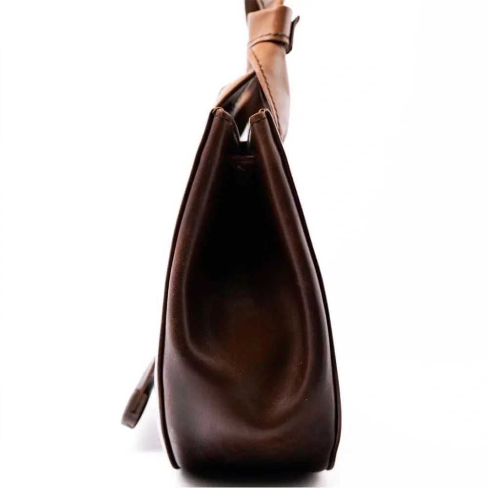 Gucci Tom Ford Era Brown Leather Shoulder Bag - Picture 5 of 13